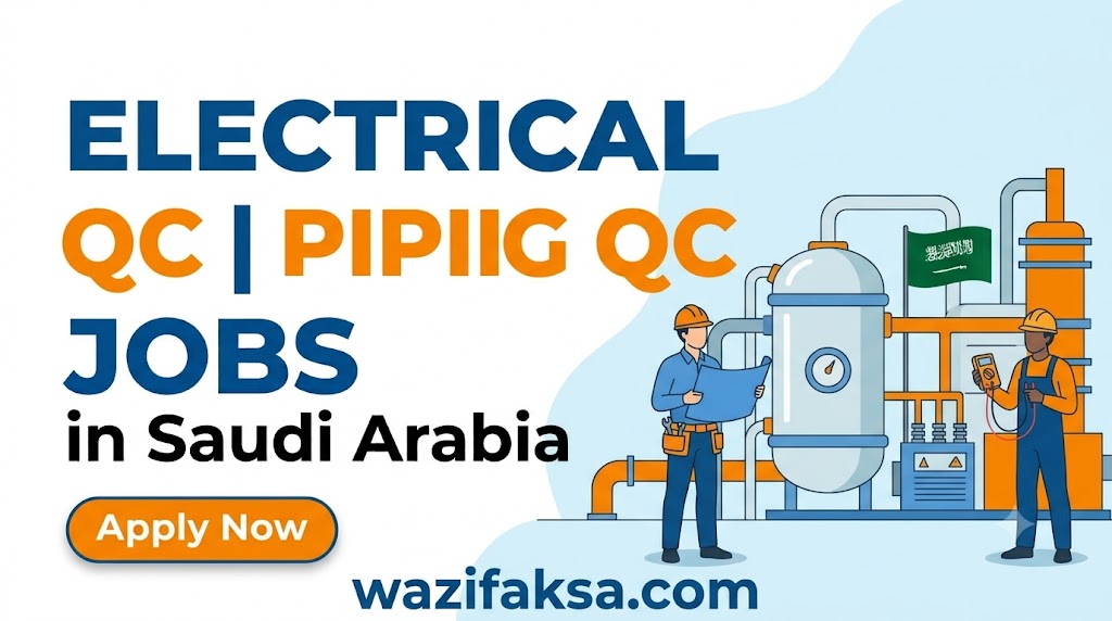 Electrical QC | Piping QC Jobs in Saudi Arabia